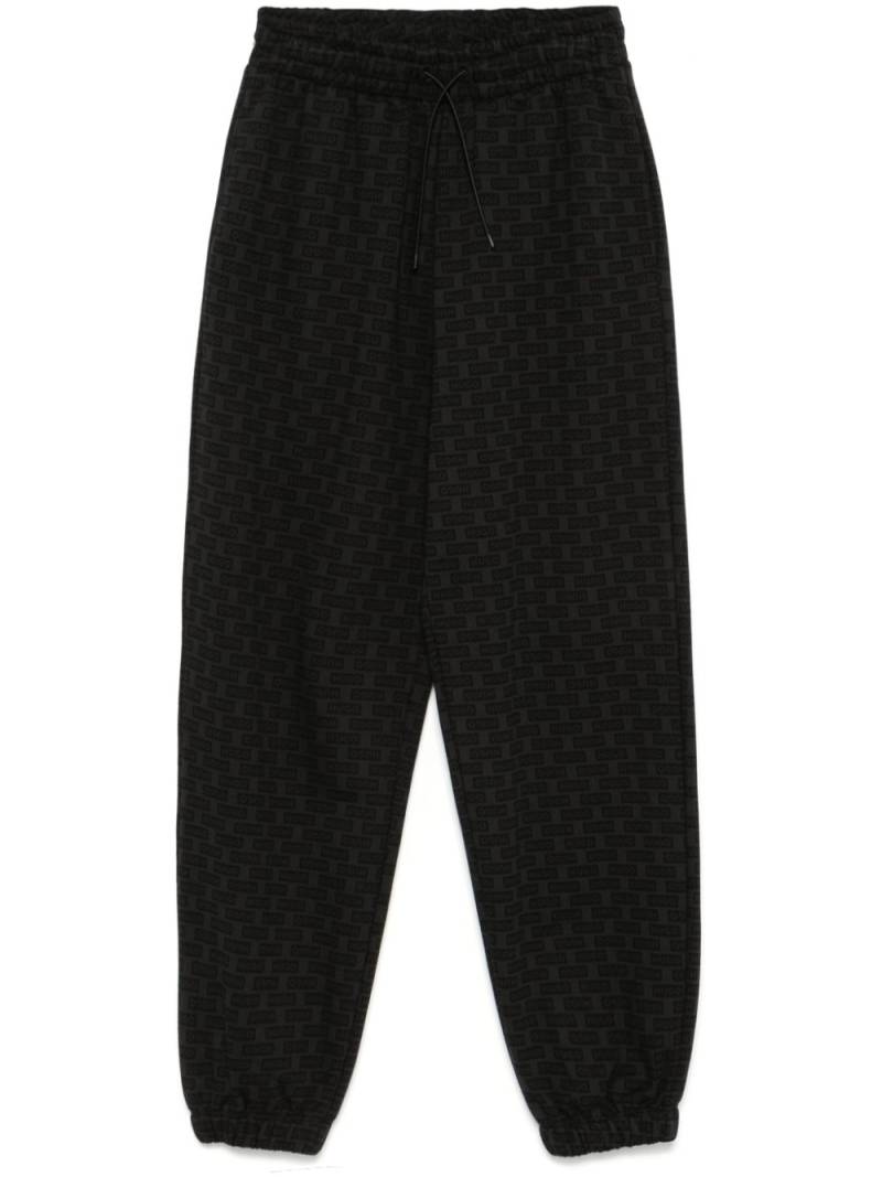 BOSS logo-print track pants - Black von BOSS