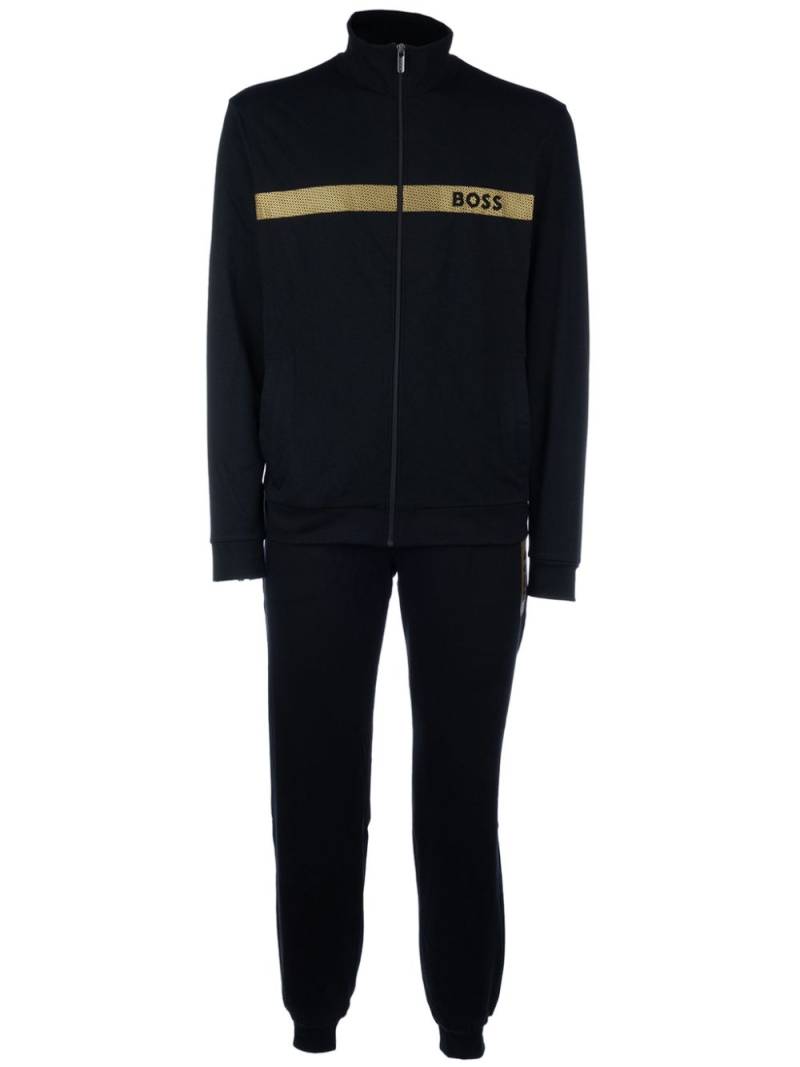 BOSS logo-print tracksuit set - Black von BOSS