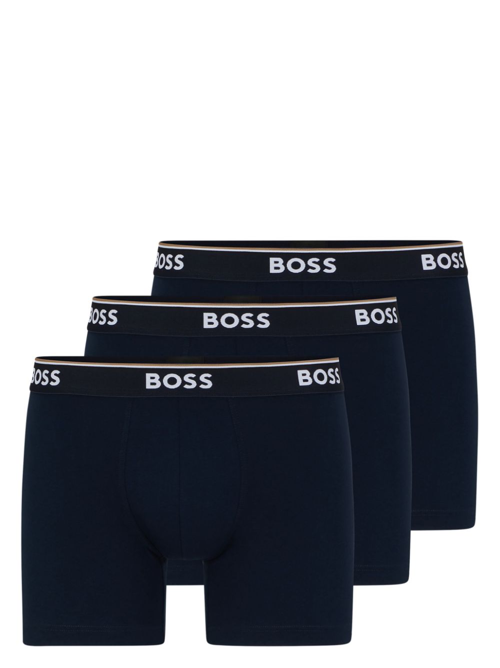 BOSS logo-waistband boxers (pack of three) - Blue von BOSS