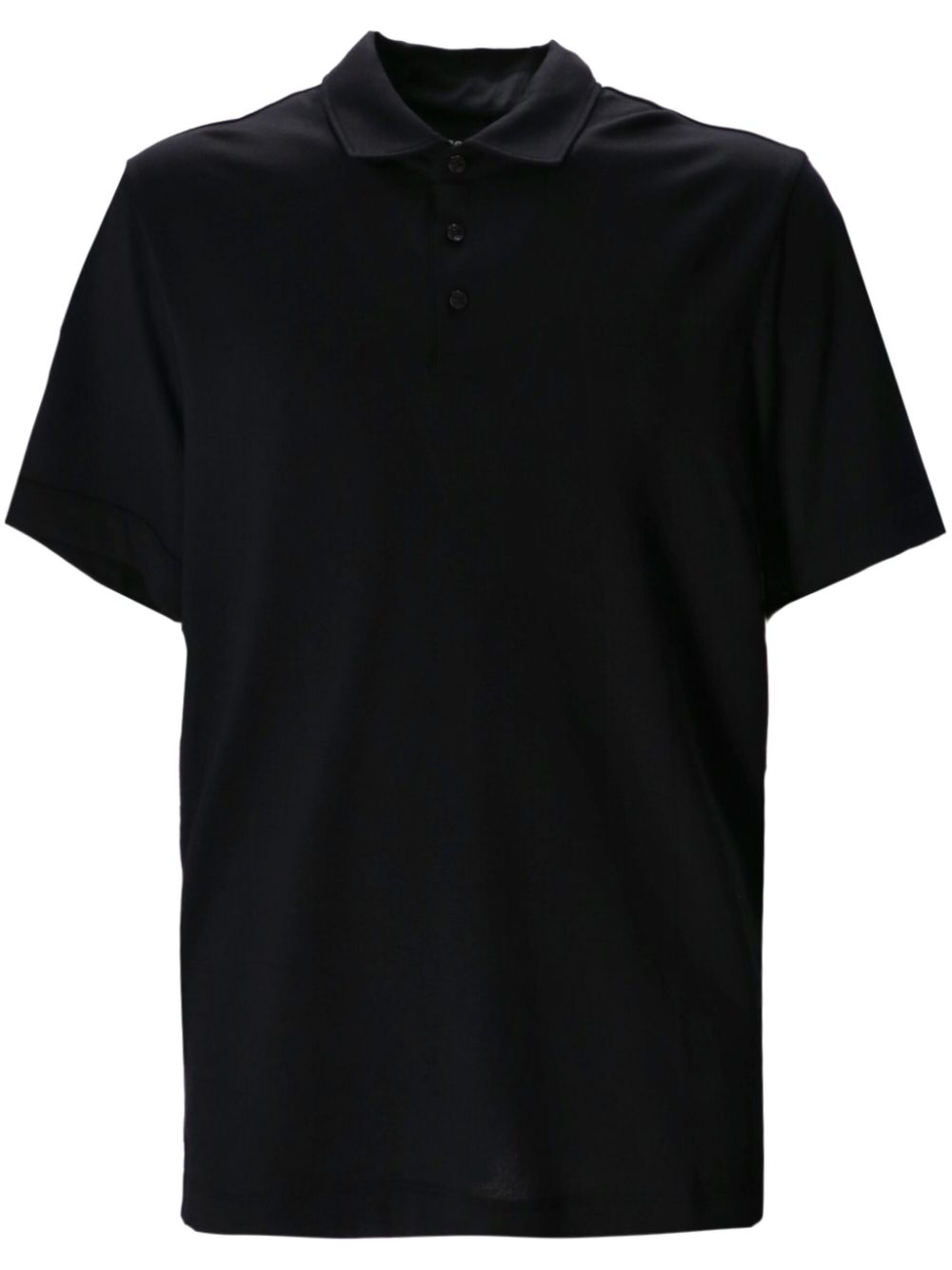 BOSS lyocell polo shirt - Black von BOSS