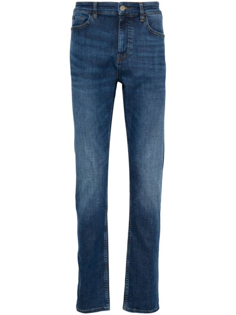 BOSS mid-rise straight-leg jeans - Blue von BOSS