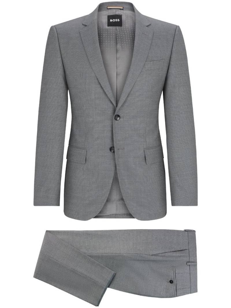 BOSS notched-lapels suit - Grey von BOSS