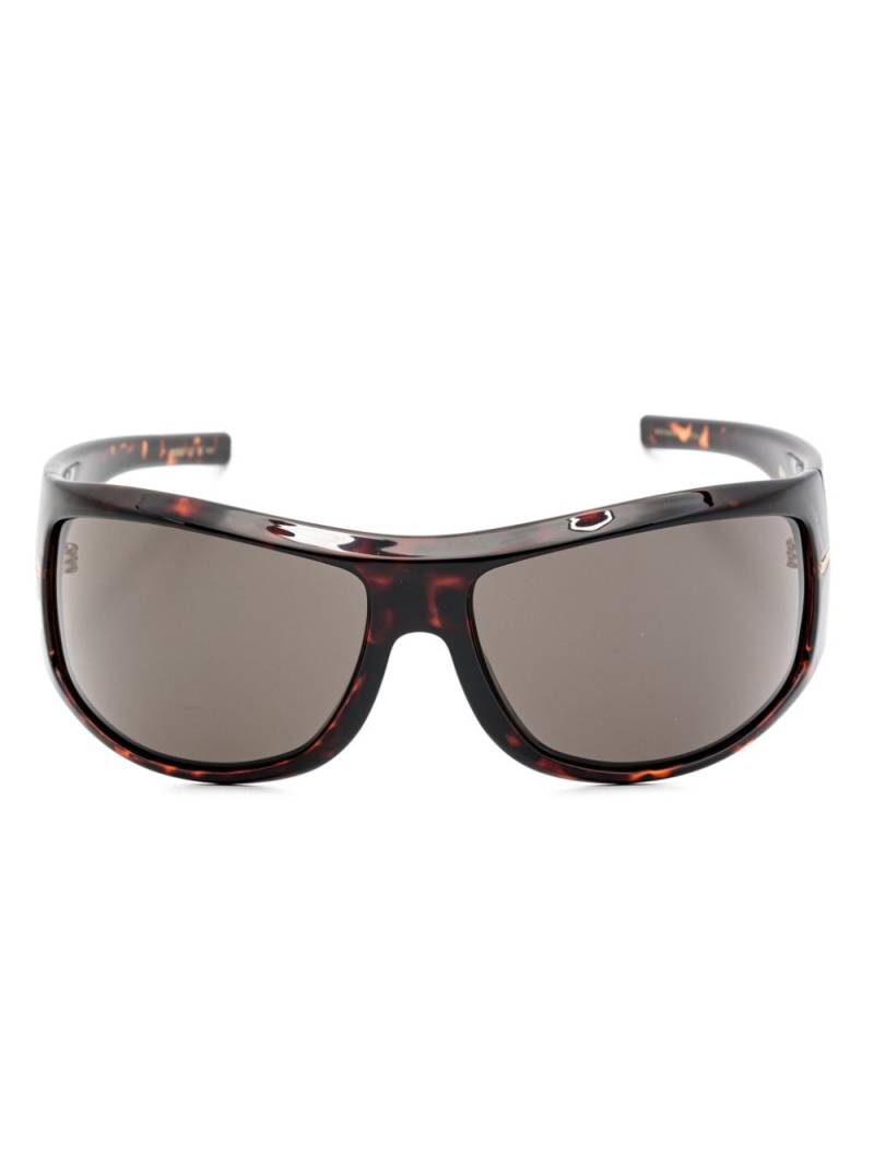 BOSS oversized biker-frame sunglasses - Brown von BOSS