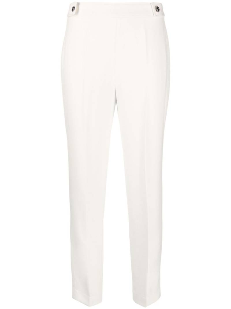 BOSS pressed-crease tapered trousers - Neutrals von BOSS