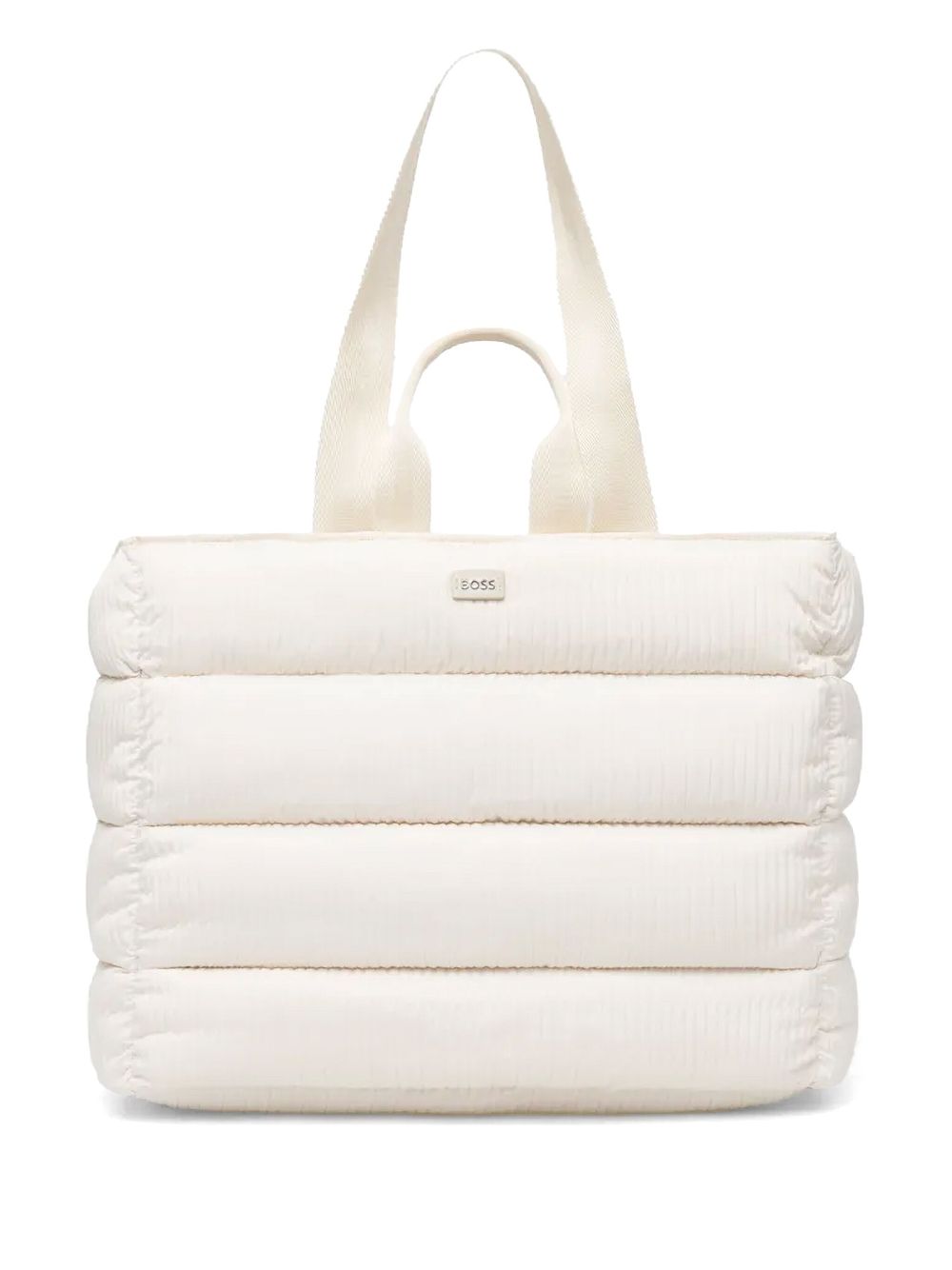 BOSS quilted tote bag - White von BOSS