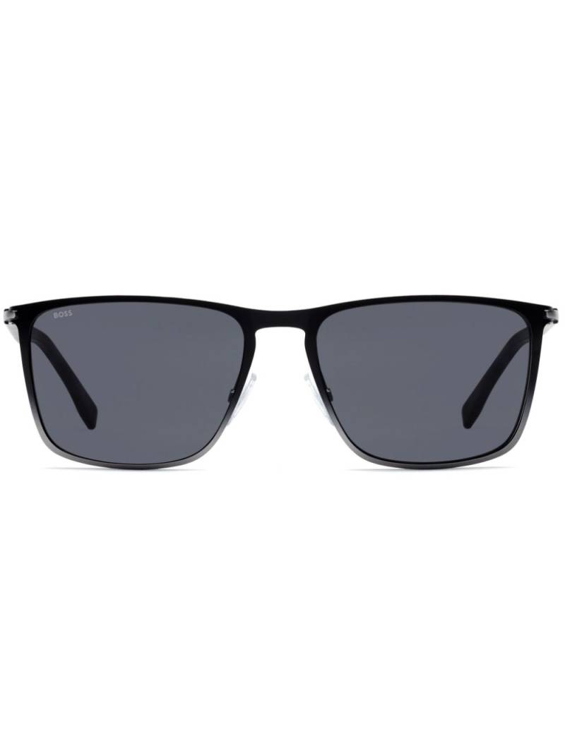 BOSS rectangle-frame sunglasses - Black von BOSS