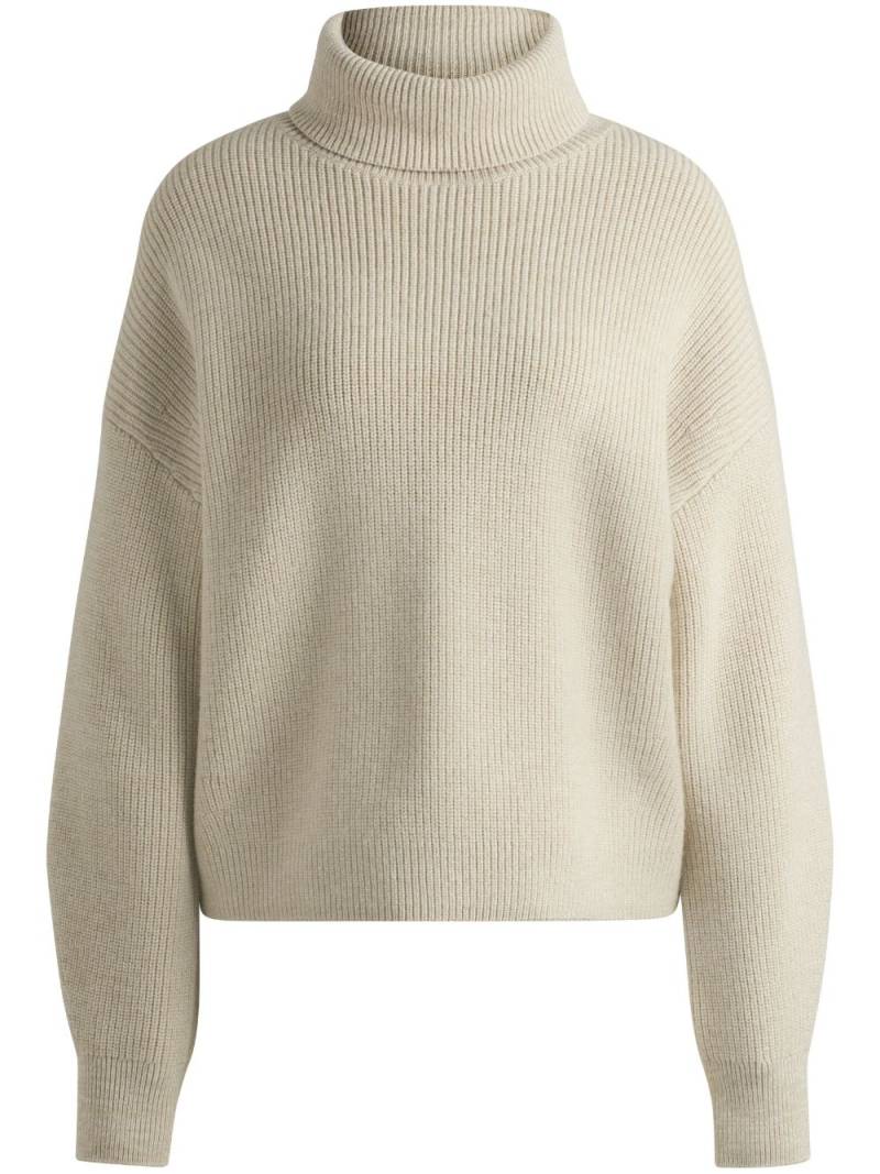 BOSS roll-neck sweater - Neutrals von BOSS