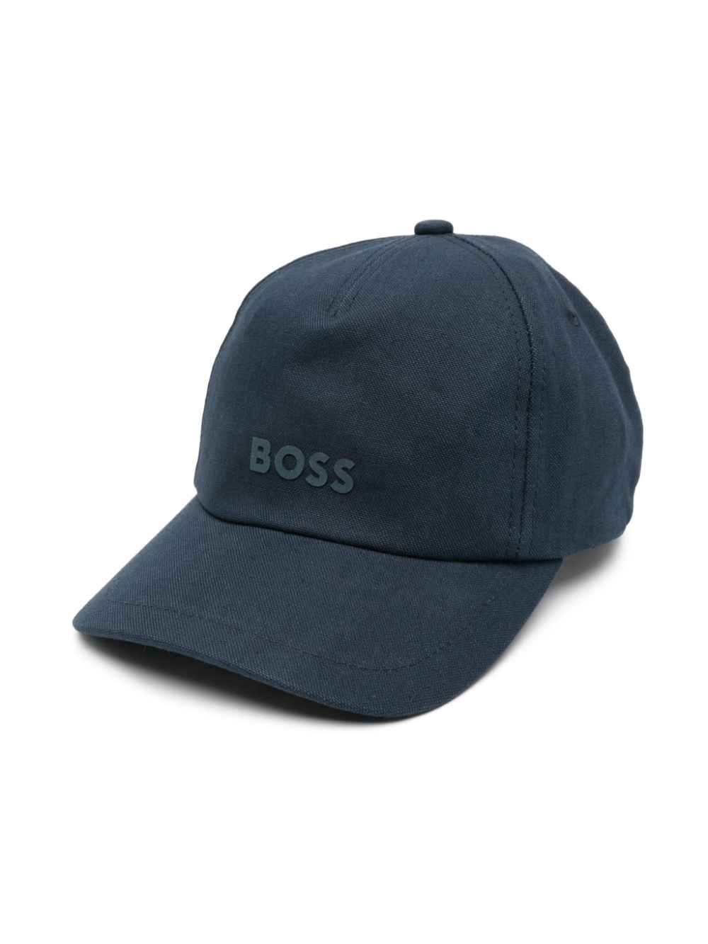 BOSS rubberised-logo cap - Blue von BOSS