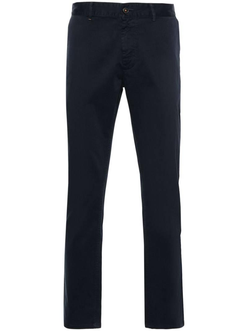 BOSS slim-fit cotton chinos - Blue von BOSS