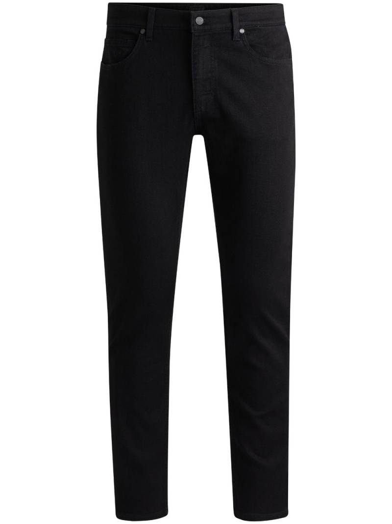 BOSS slim-fit cotton jeans - Black von BOSS