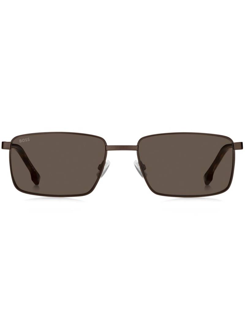 BOSS square-frame sunglasses - Brown von BOSS