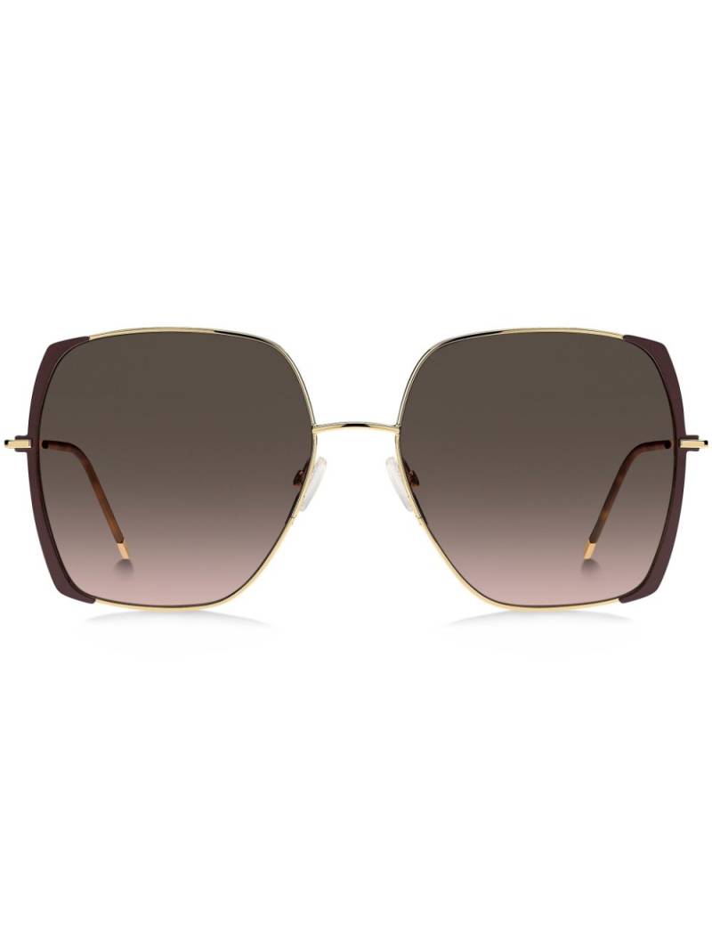 BOSS square-frame sunglasses - Gold von BOSS