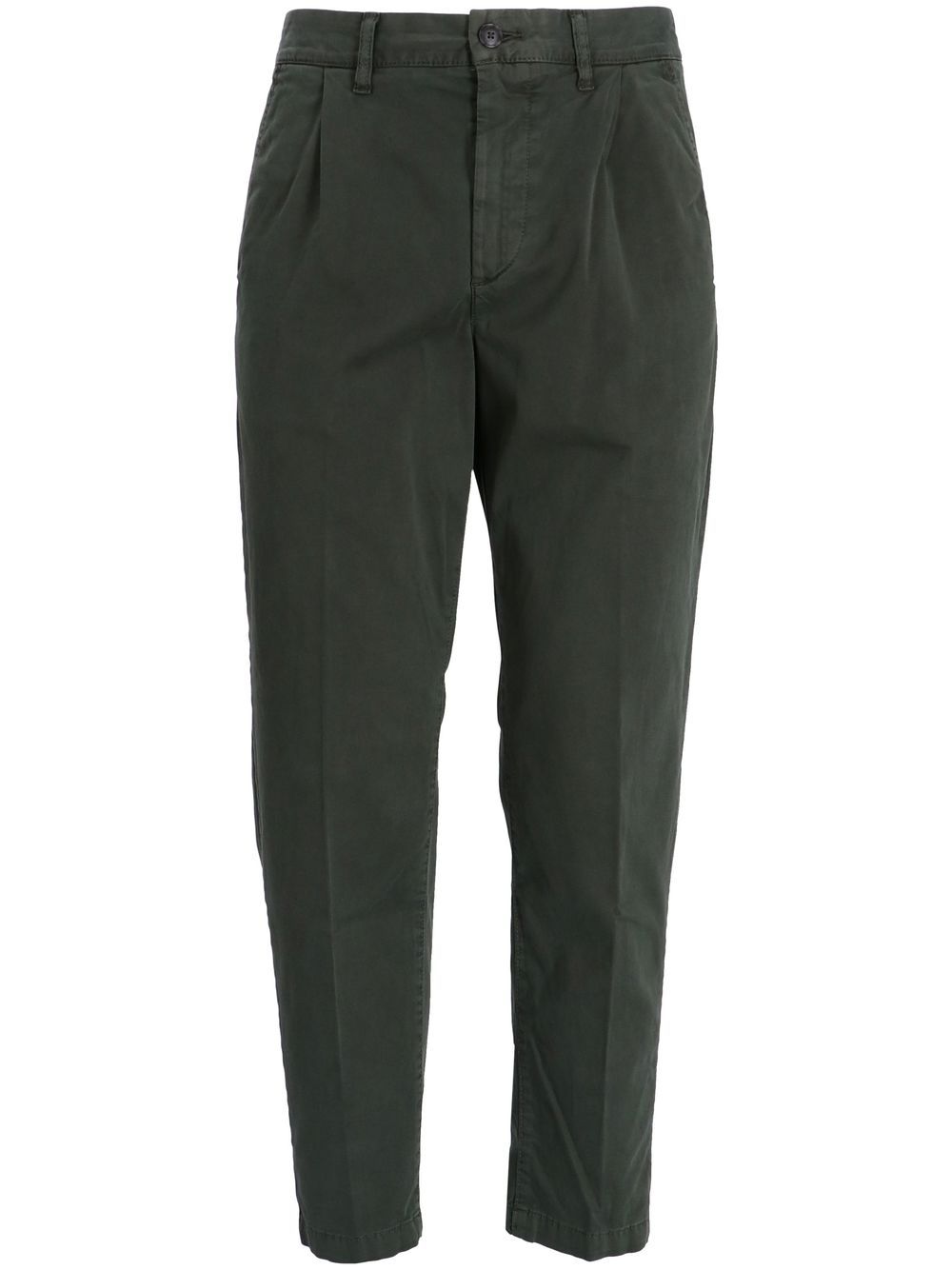 BOSS straight-leg cotton chinos - Green von BOSS