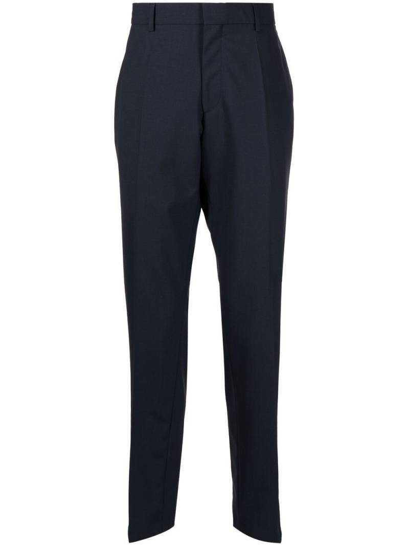 BOSS straight-leg tailored trousers - Blue von BOSS