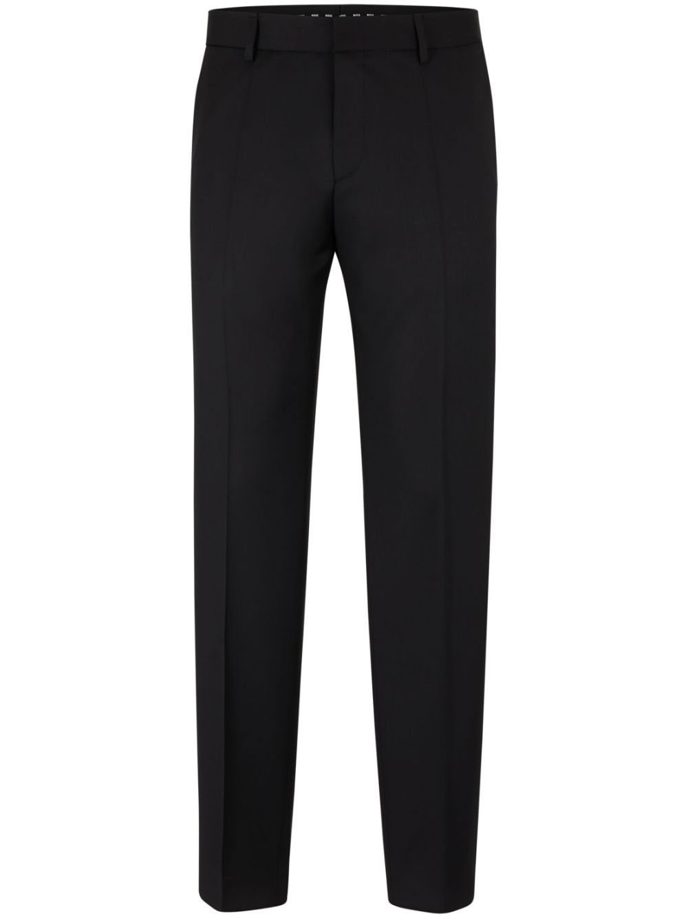 BOSS straight leg trousers - Black von BOSS