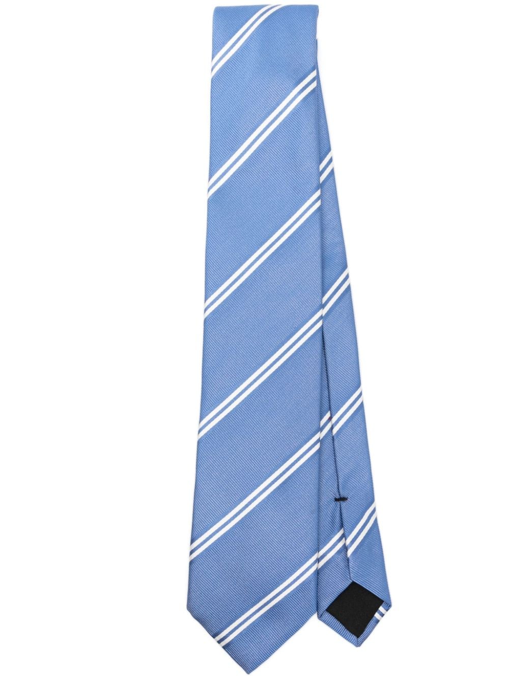 BOSS striped tie - Blue von BOSS