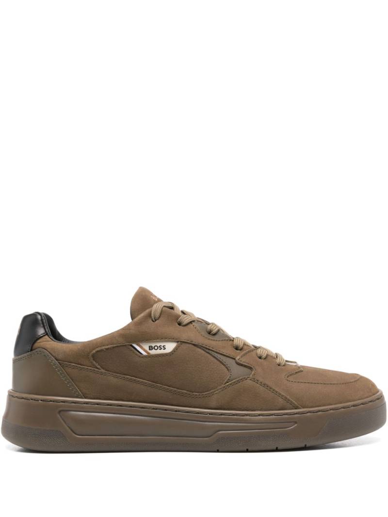 BOSS suede sneakers - Brown von BOSS