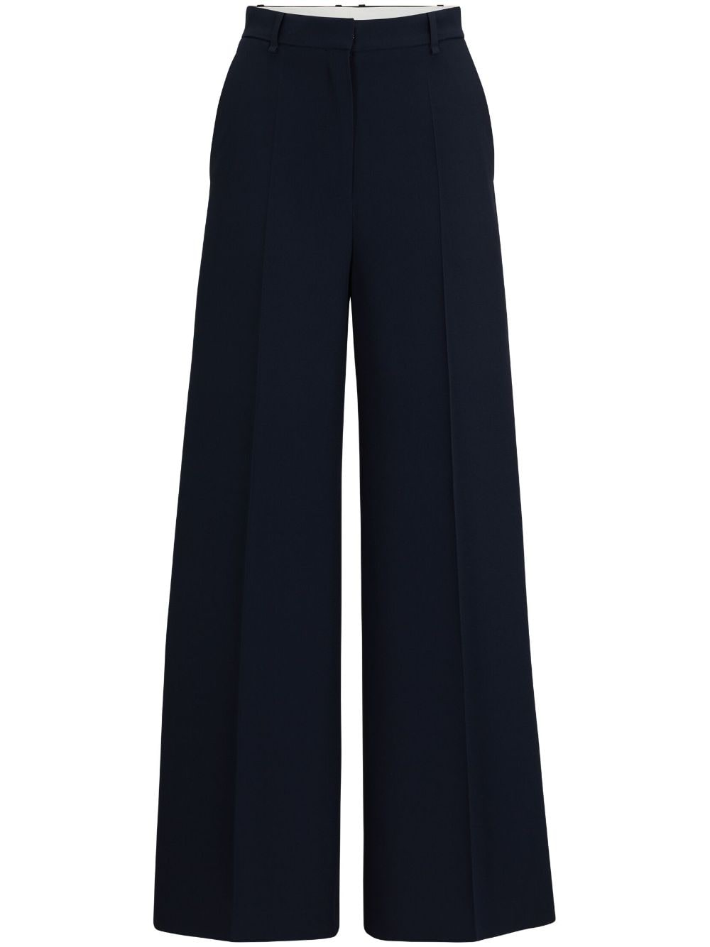 BOSS tailored straight-leg trousers - Blue von BOSS