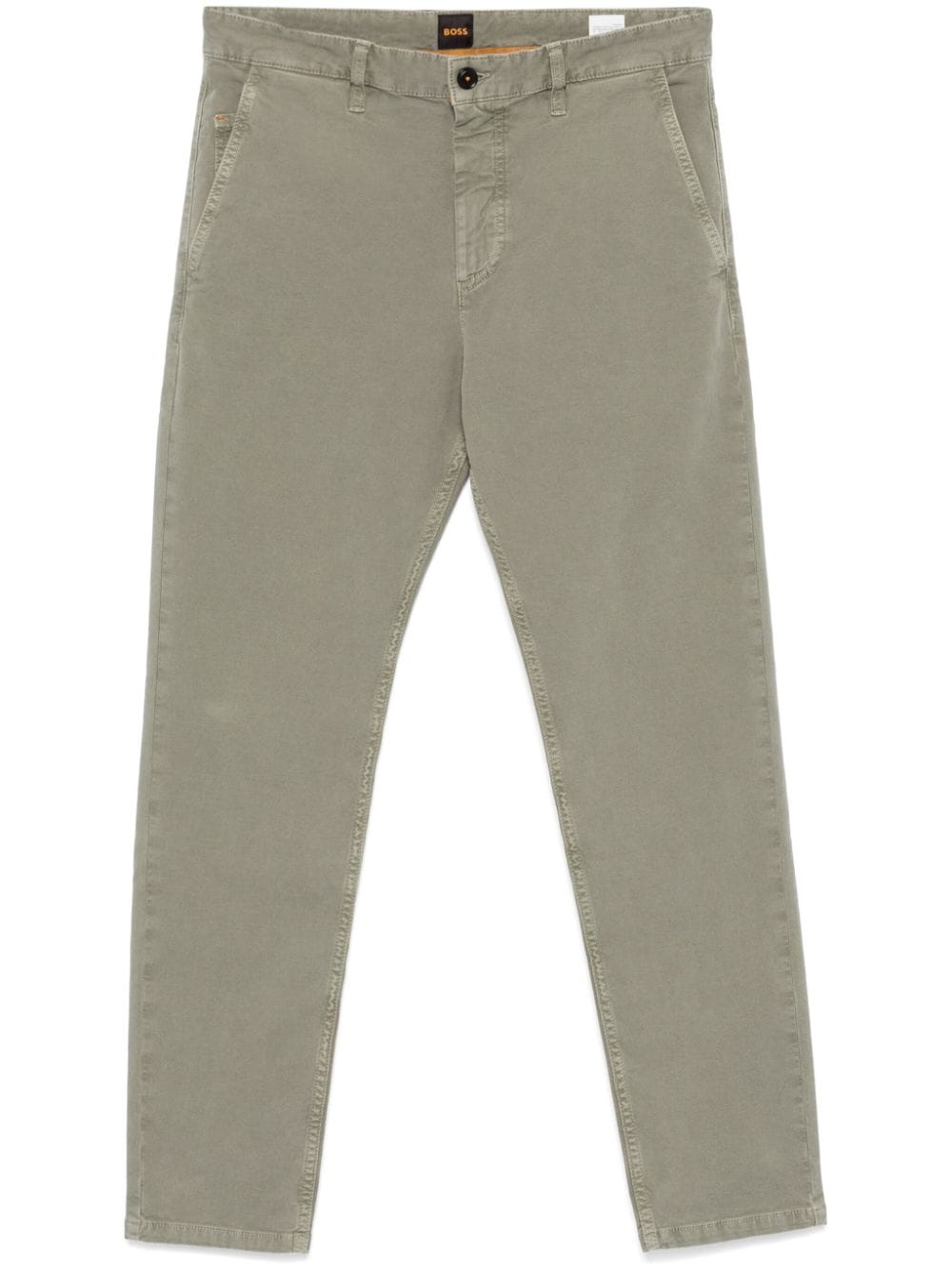 BOSS tapered trousers - Green von BOSS