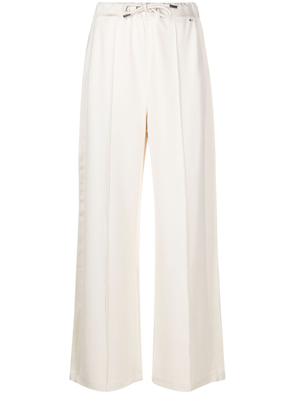 BOSS technical-jersey wide-leg trousers - Neutrals von BOSS