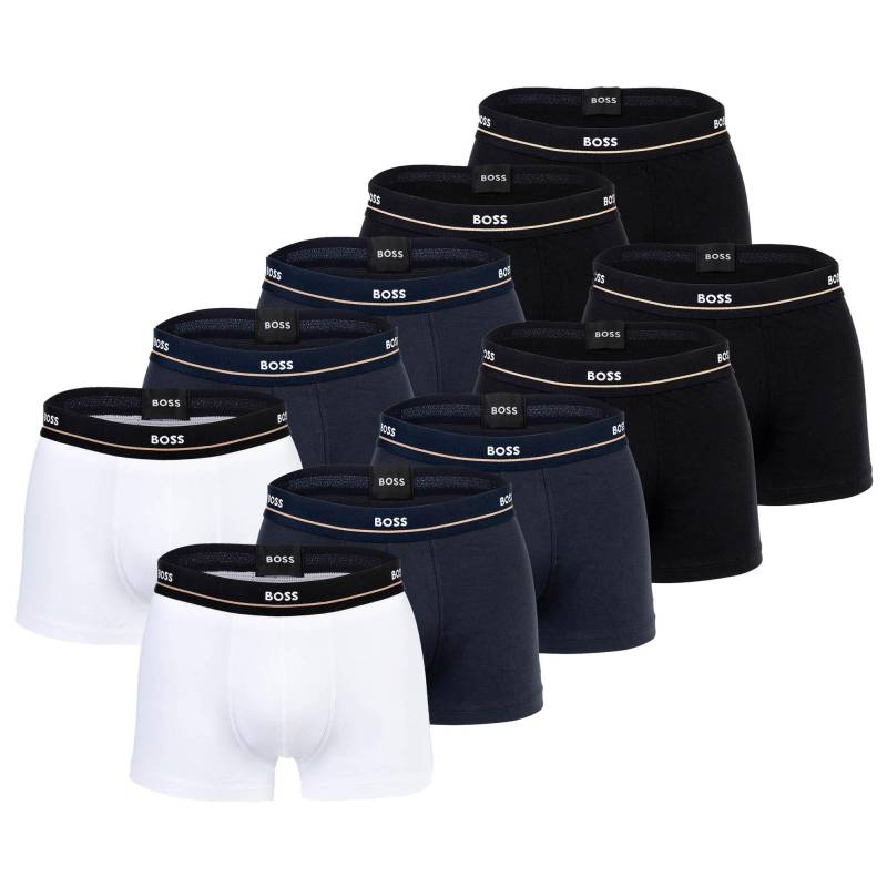 Boxershort 10er Pack Bequem Sitzend-trunk 5p Essential Herren Schwarz Leicht XXL von BOSS