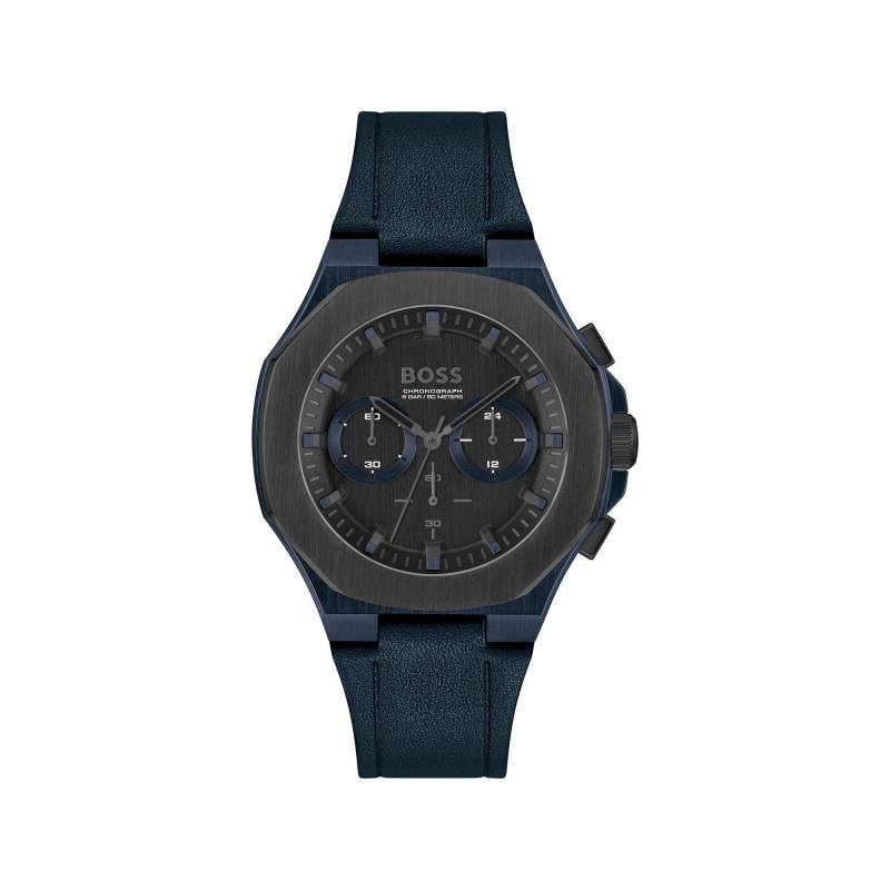 Chronograph Uhr Herren Dunkelblau 45mm von BOSS