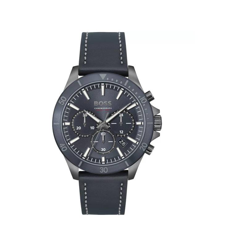 Chronograph Uhr Herren Grau 45mm von BOSS