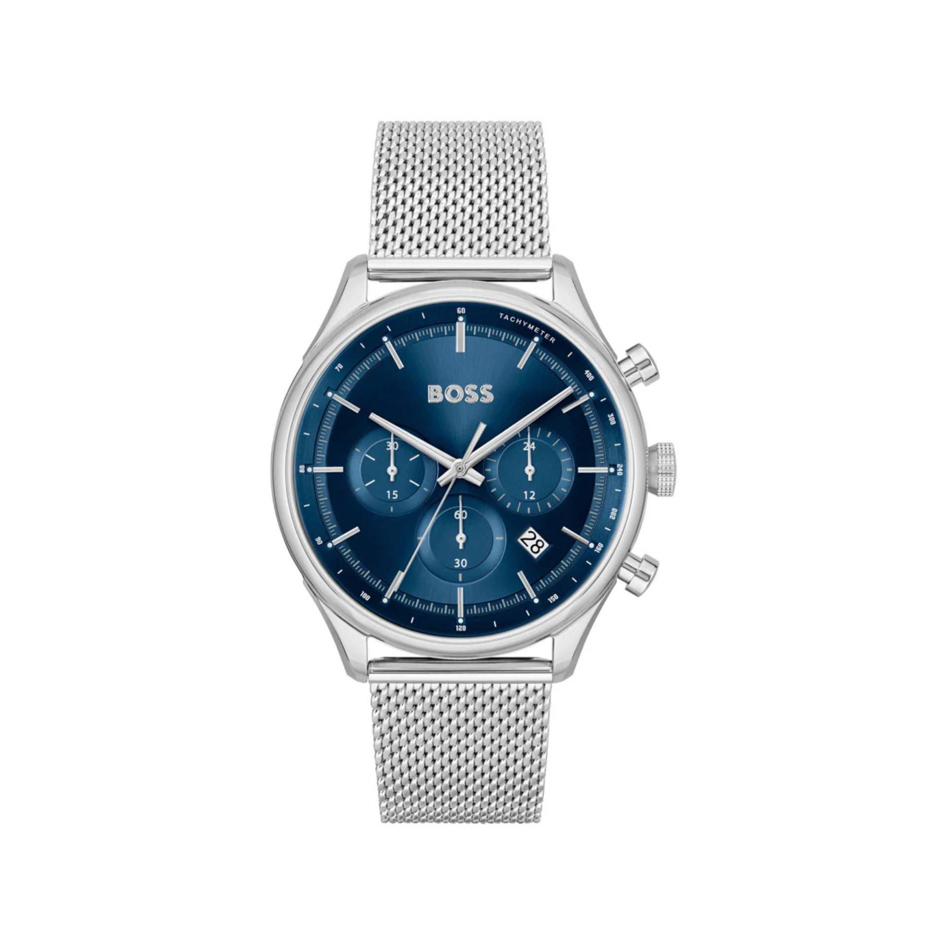 Chronograph Uhr Herren Silber 32mm von BOSS