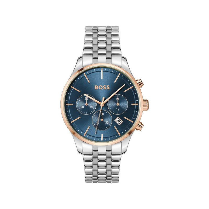 Chronograph Uhr Herren Silber 42mm von BOSS