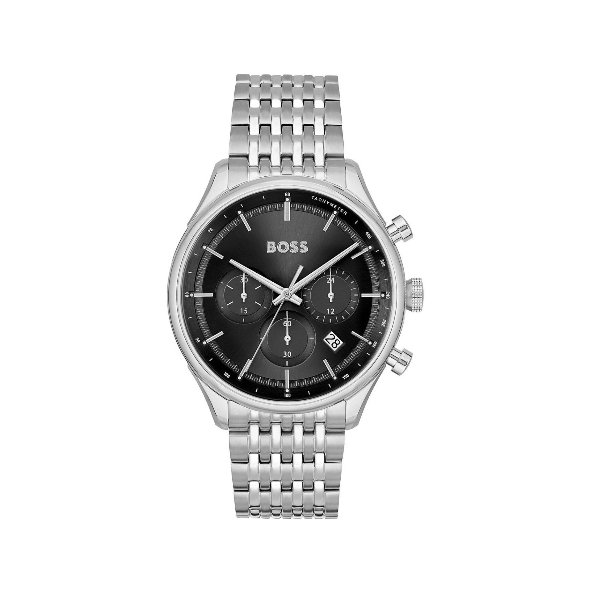 Chronograph Uhr Herren Silber 45mm von BOSS