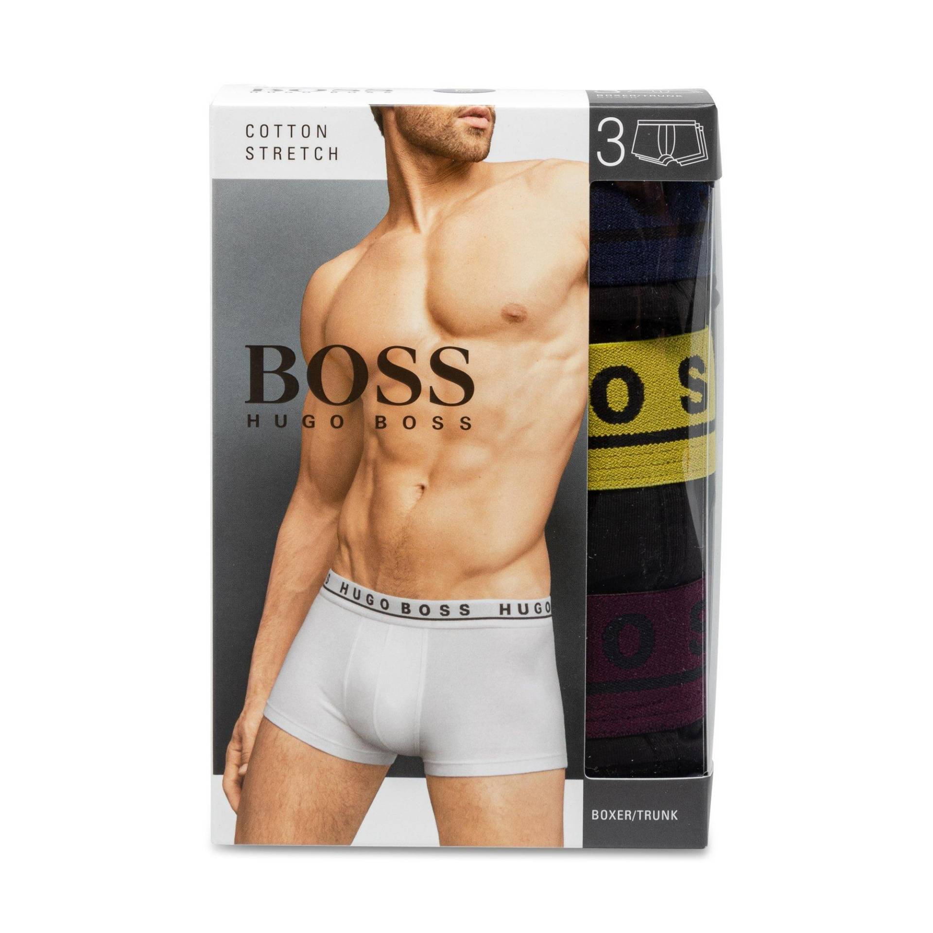 Triopack, Pantys Herren Black L von BOSS