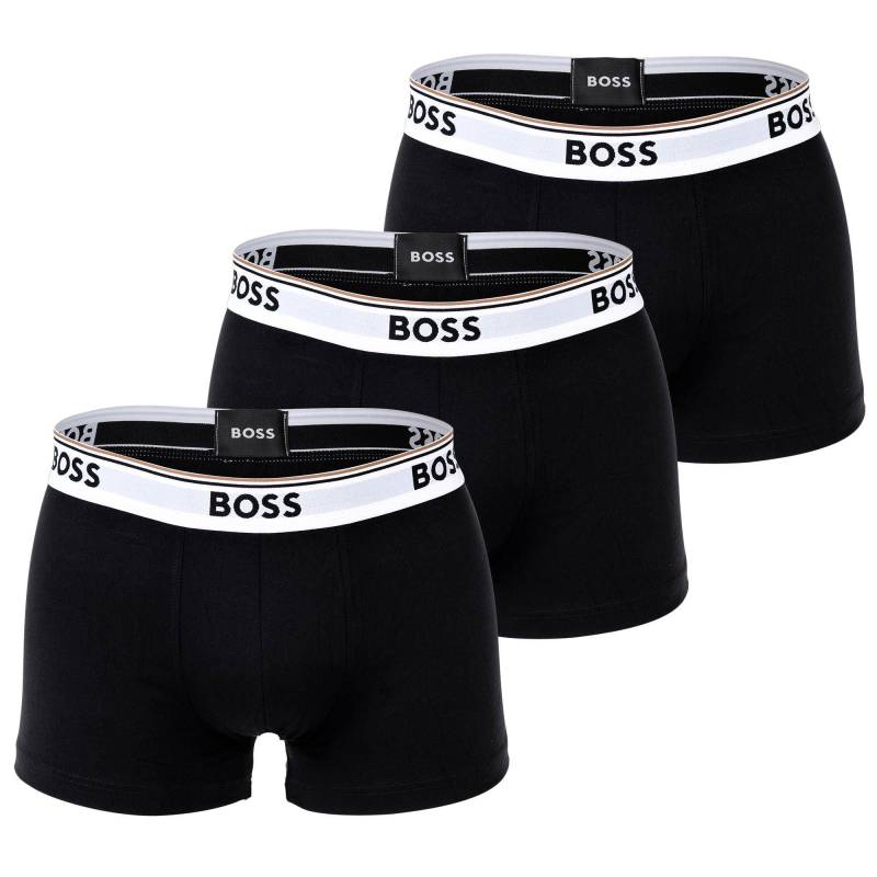 BOSS - Boxershort  3er Pack Stretch-Trunk 3P Power, für Herren, Schwarz, Größe M von BOSS