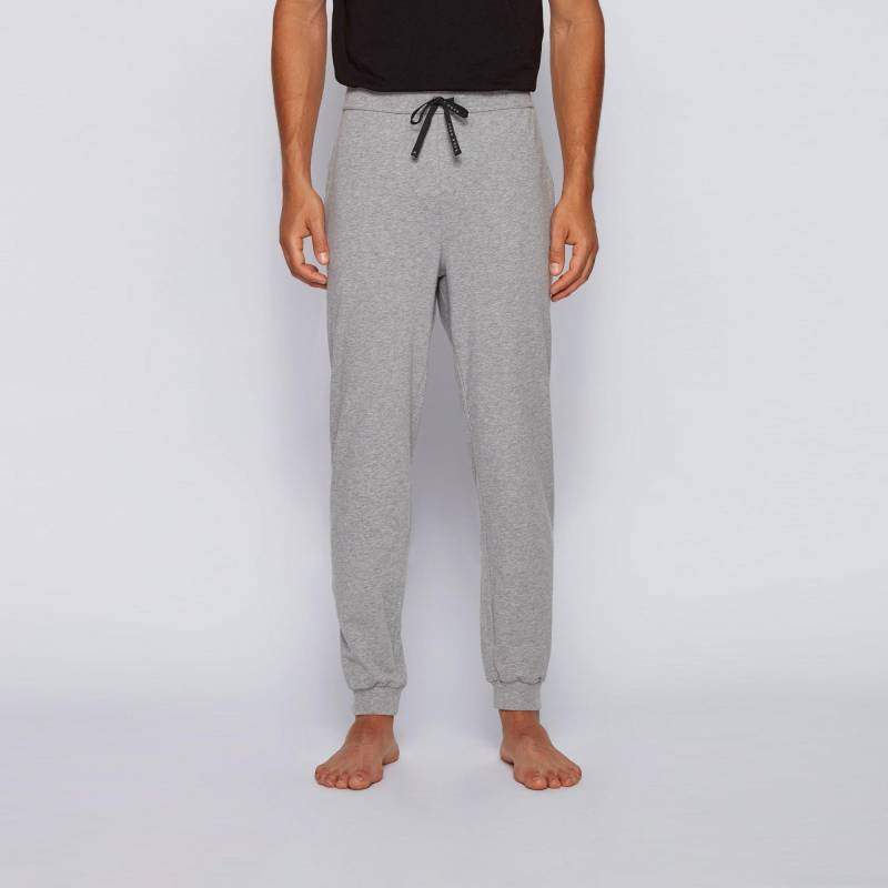 Jogginghose Mit Bündchen Herren Metallgrau  XL von BOSS