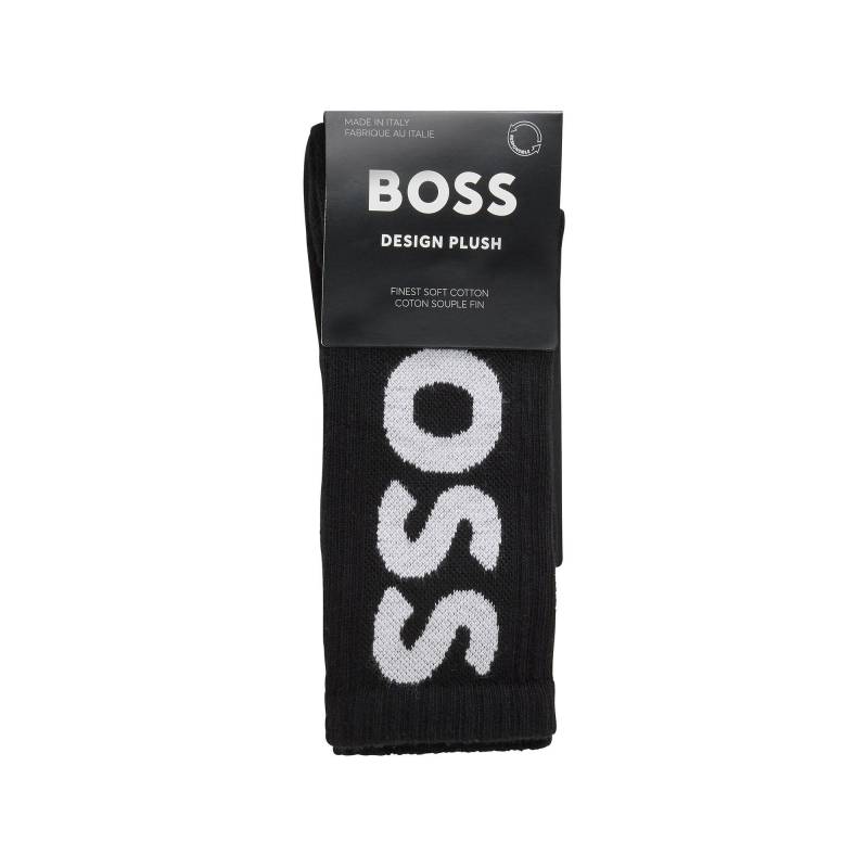 Wadenlange Socken Herren Black 43-46 von BOSS