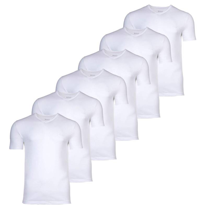 T-shirt 6er Pack Bequem Sitzend-t-shirtvn 3p Classic Herren Weiss L von BOSS