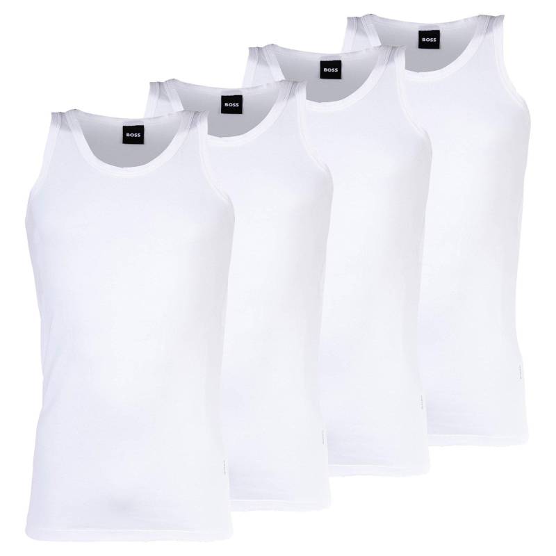 Tank Top, 4er Pack Herren Weiss S von BOSS