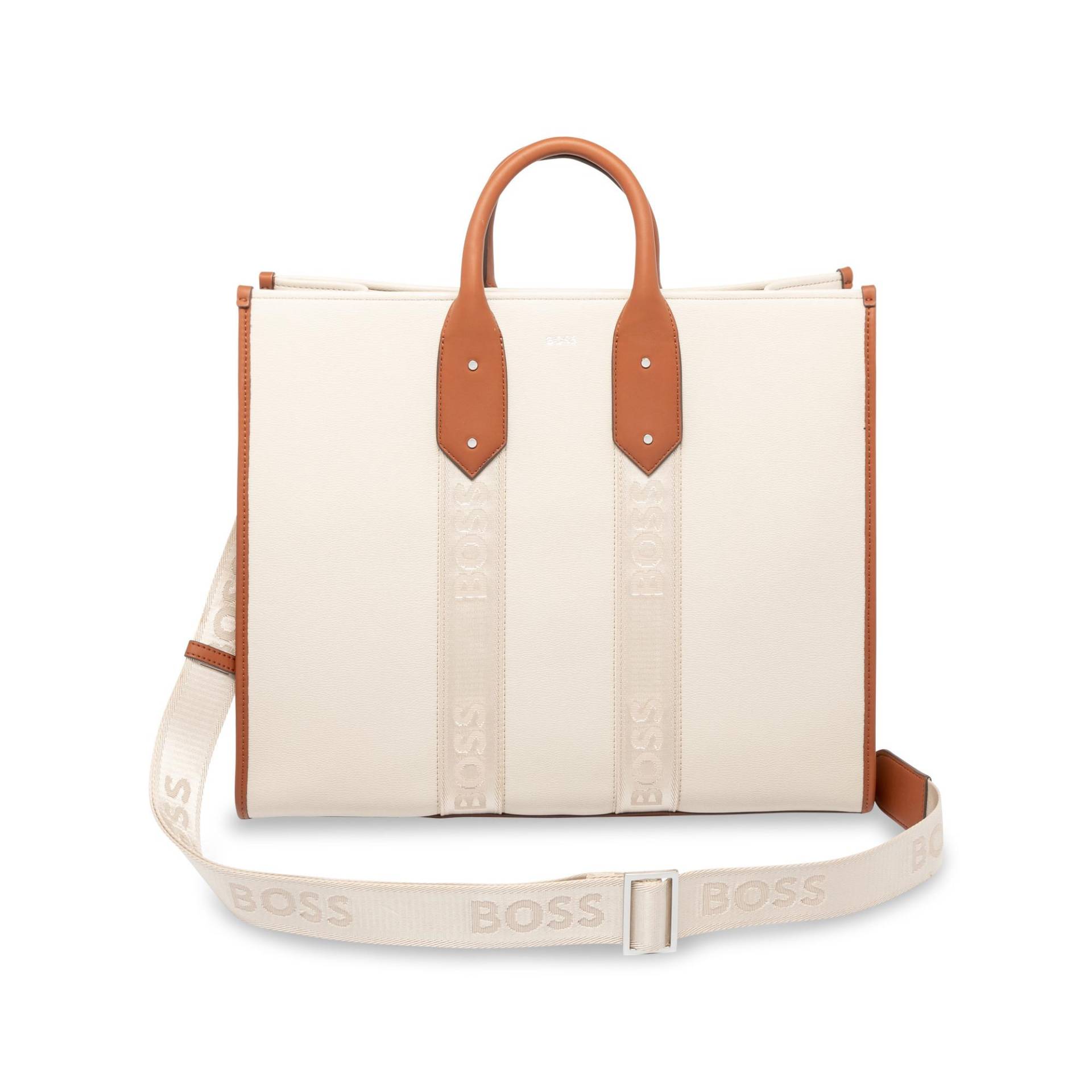 Tote-bag Damen Ecru ONE SIZE von BOSS