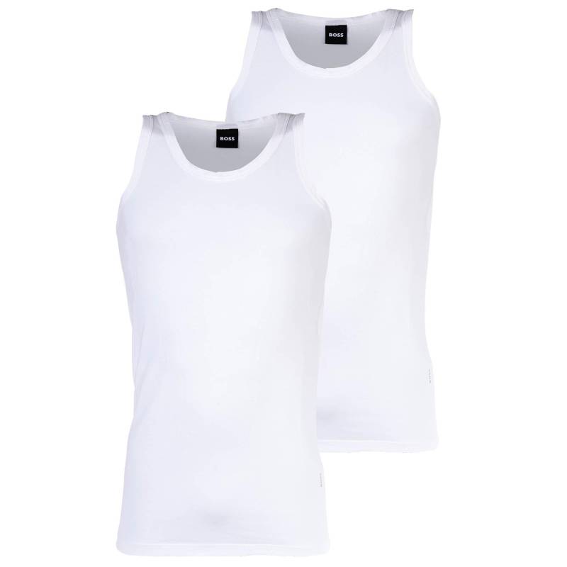 Unterhemd 2er Pack Figurbetont-tank Top 2p Modern Herren Weiss L von BOSS