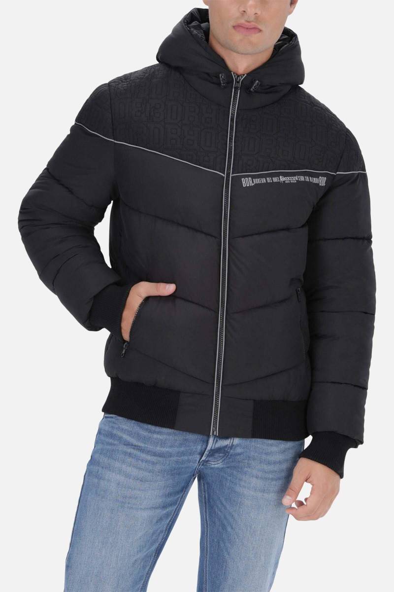 Daunenjacke Hood Jacket Quilted Herren Schwarz M von BOXEUR DES RUES