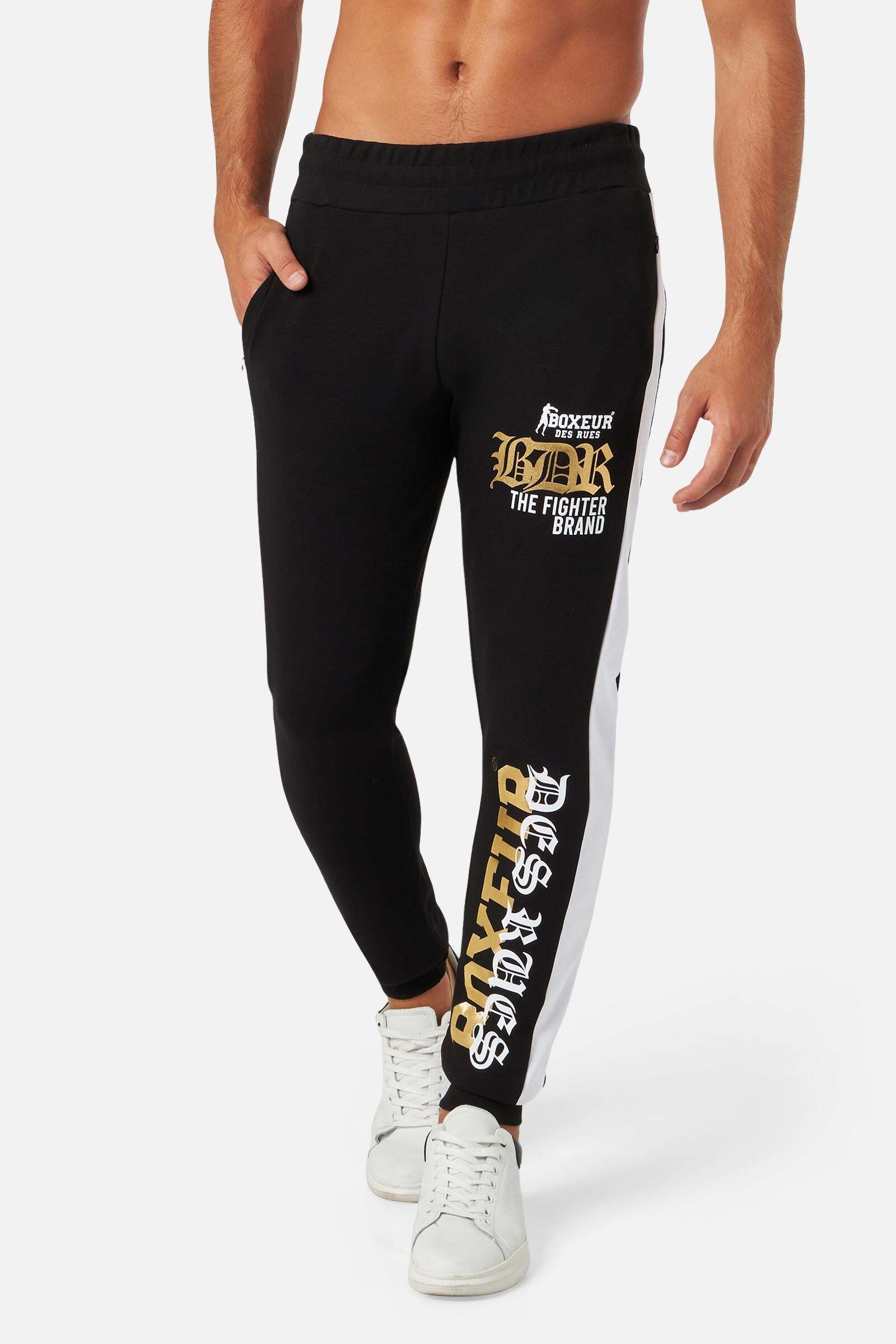 BOXEUR DES RUES Jogginghose »Jogginghosen Sides Inserts Sweatpants« von BOXEUR DES RUES