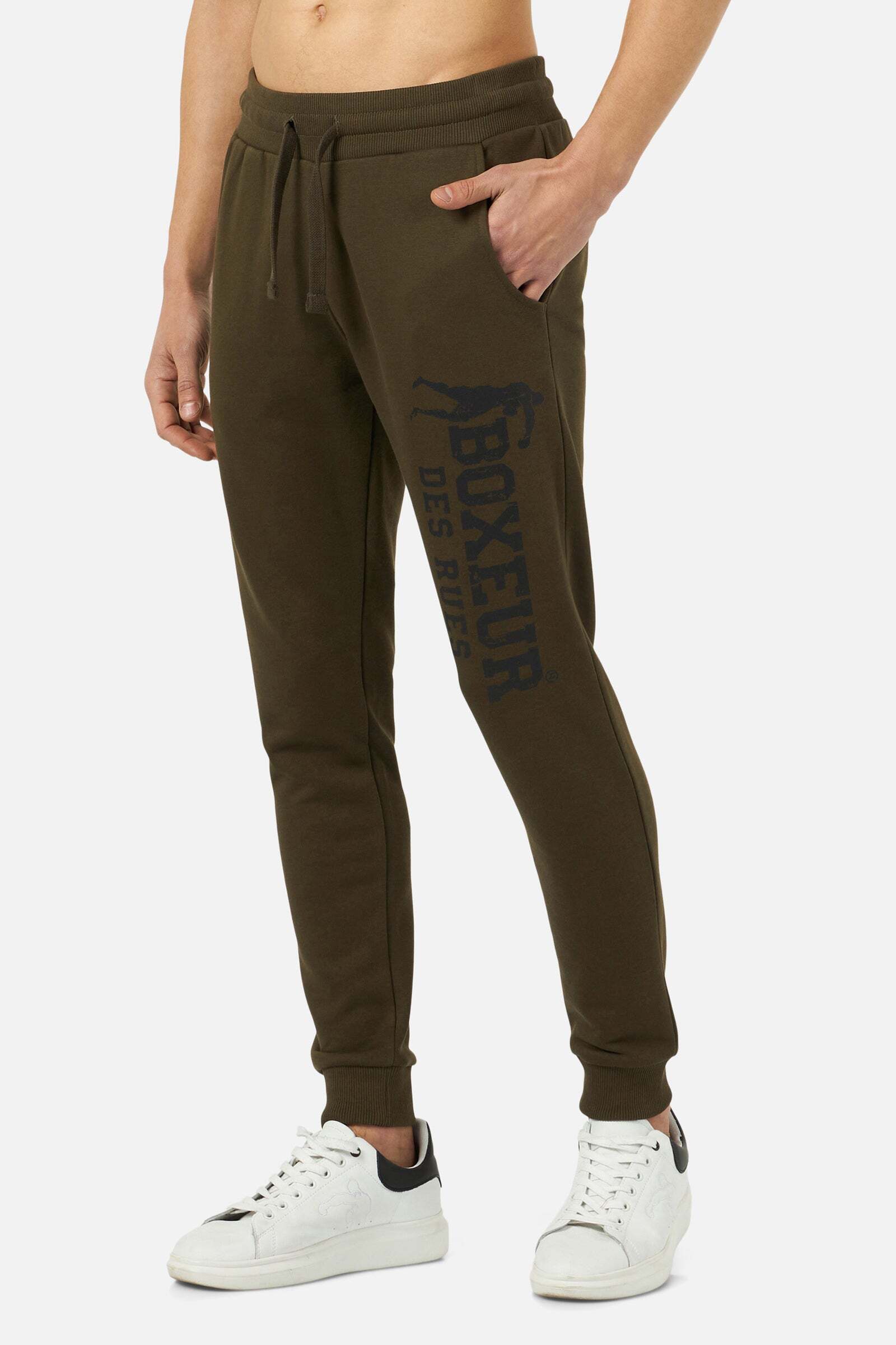 BOXEUR DES RUES Jogginghose »BOXEUR DES RUES Jogginghosen Slim Fit Sweatpant With Logo« von BOXEUR DES RUES