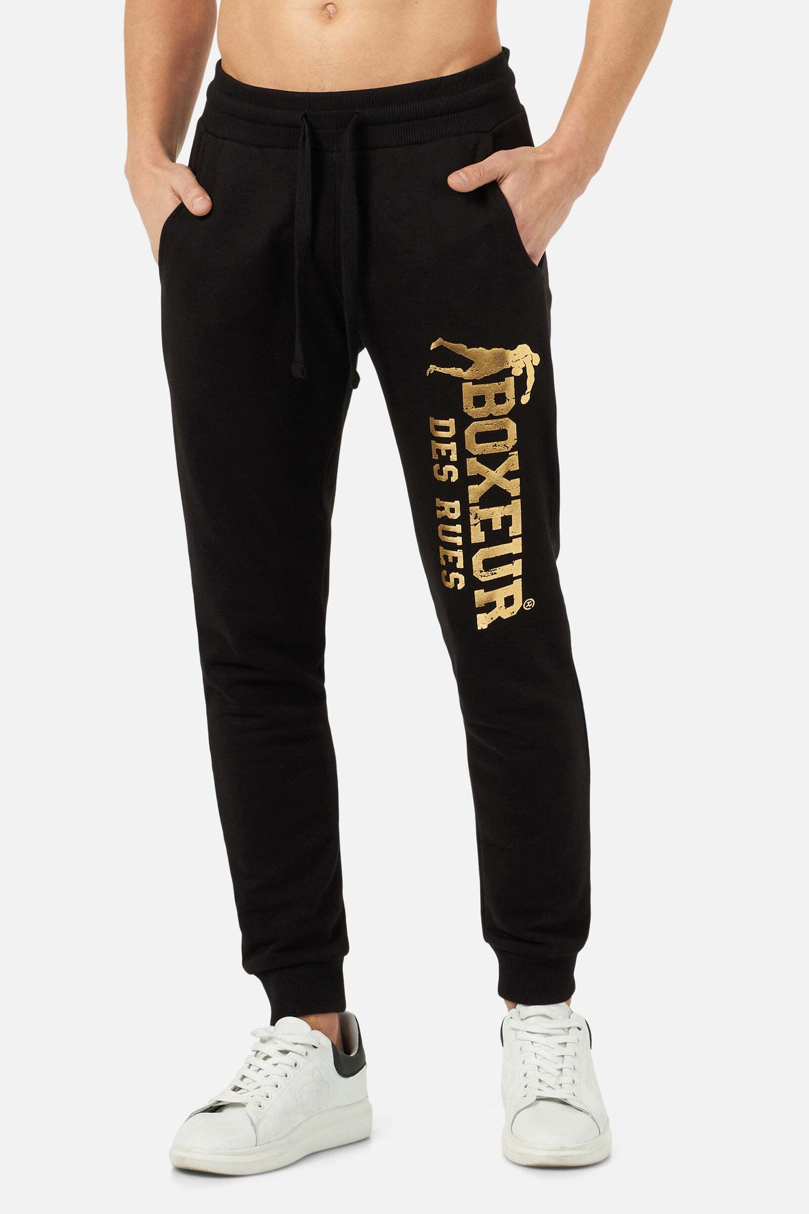 BOXEUR DES RUES Jogginghose »BOXEUR DES RUES Jogginghosen Slim Fit Sweatpant With Logo« von BOXEUR DES RUES