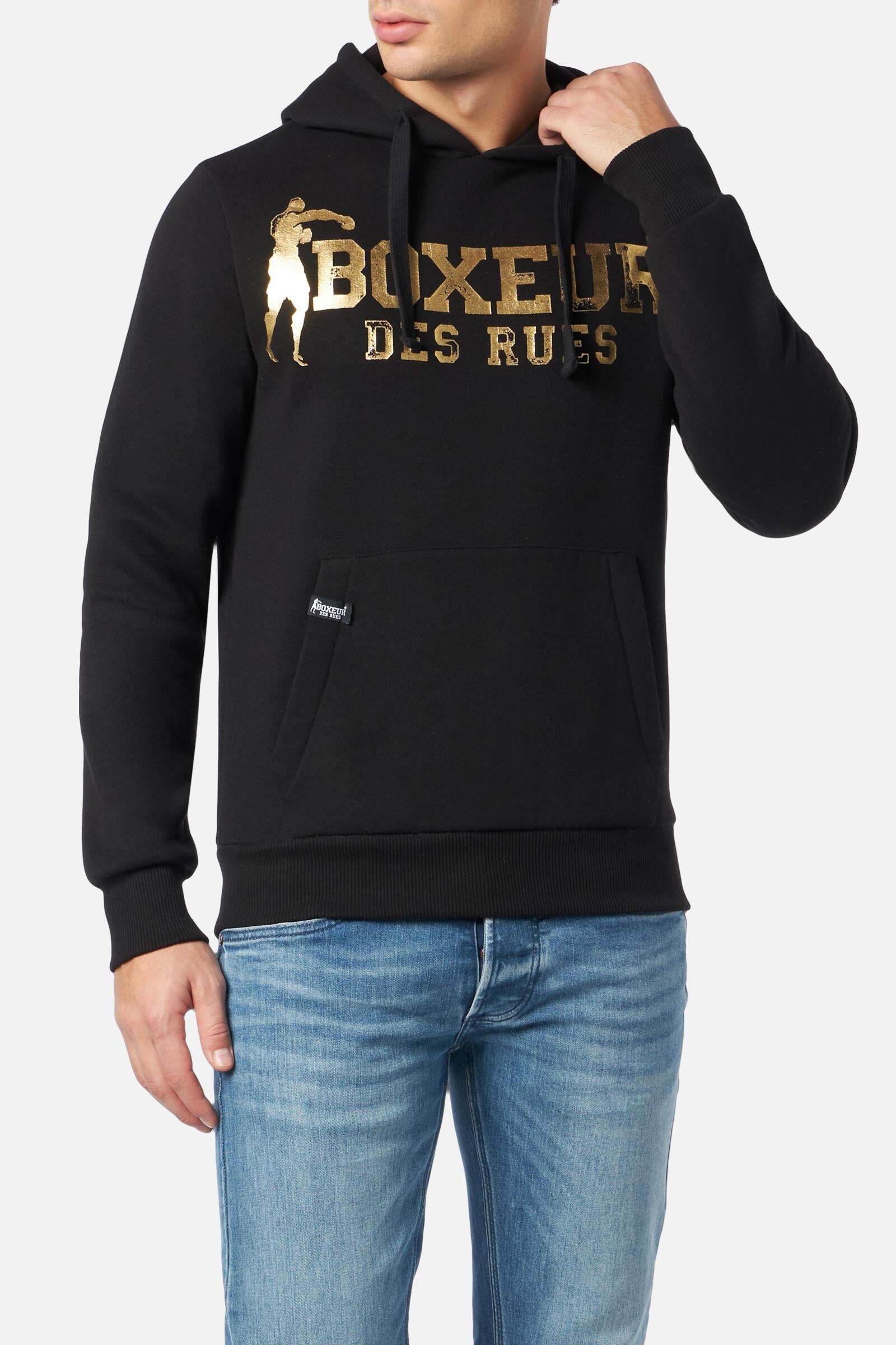 BOXEUR DES RUES Kurzarmpullover »Sweatshirts Man Hoodie Sweatshirt« von BOXEUR DES RUES