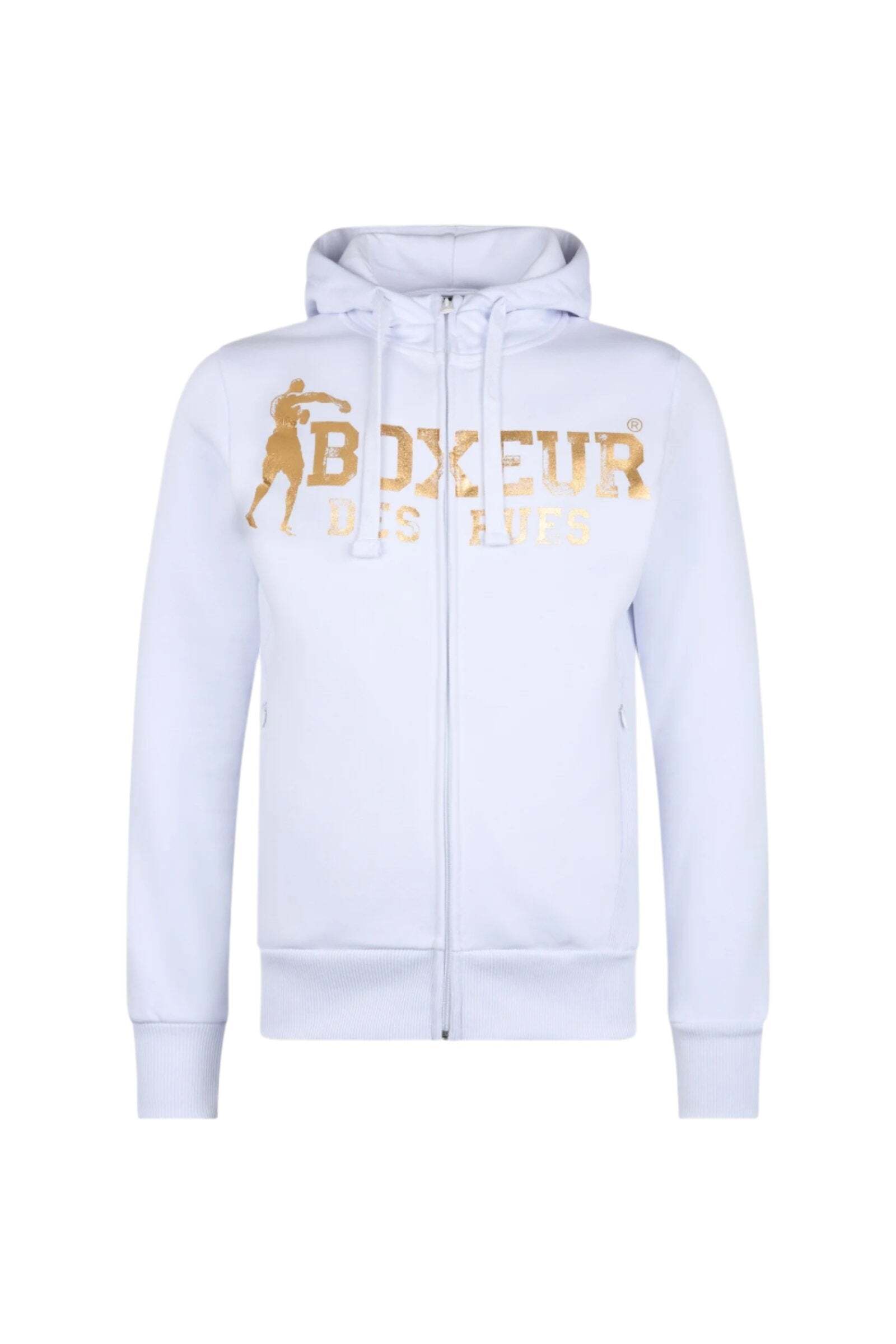 BOXEUR DES RUES Kapuzensweatjacke »BOXEUR DES RUES Kapuzenpullover Hooded Full Zip Sweatshirt« von BOXEUR DES RUES