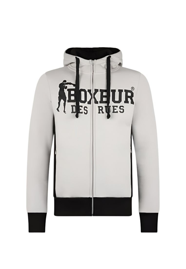 BOXEUR DES RUES Kapuzensweatjacke »BOXEUR DES RUES Kapuzenpullover Hooded Full Zip Sweatshirt« von BOXEUR DES RUES