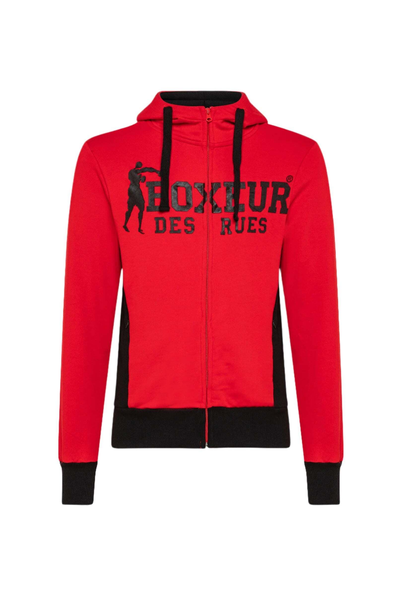 BOXEUR DES RUES Sweatjacke »BOXEUR DES RUES Sweatjacke Hooded Full Zip Sweatshirt« von BOXEUR DES RUES