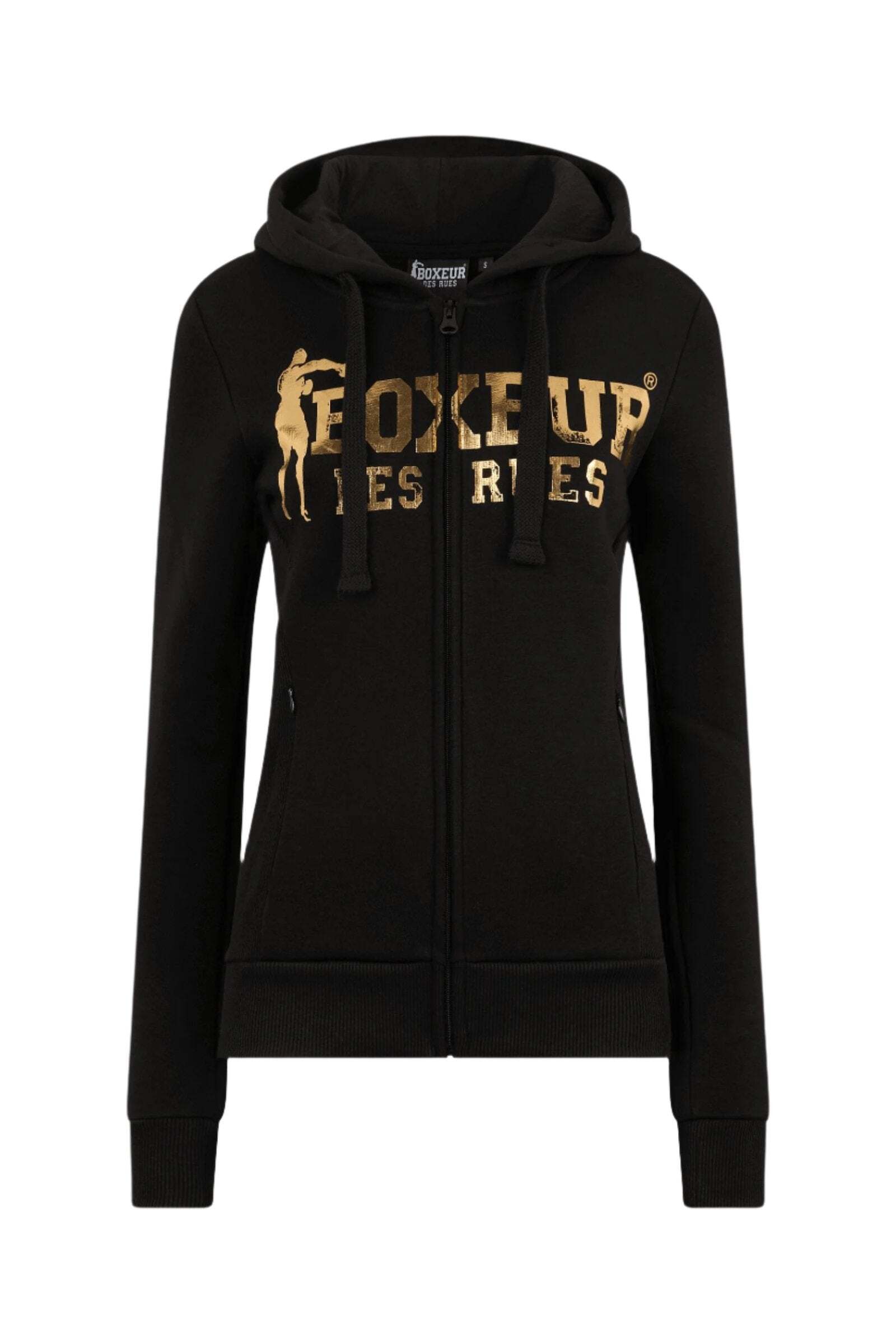 BOXEUR DES RUES Sweatjacke »BOXEUR DES RUES Sweatjacke Basic Logo Full Zip Sweatshirt« von BOXEUR DES RUES