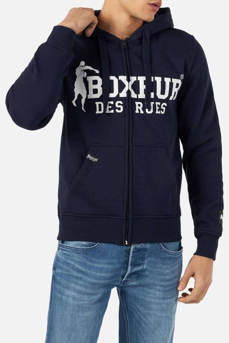 BOXEUR DES RUES Sweatjacke »Sweatjacken Hoodie Fullzip Logo Print« von BOXEUR DES RUES