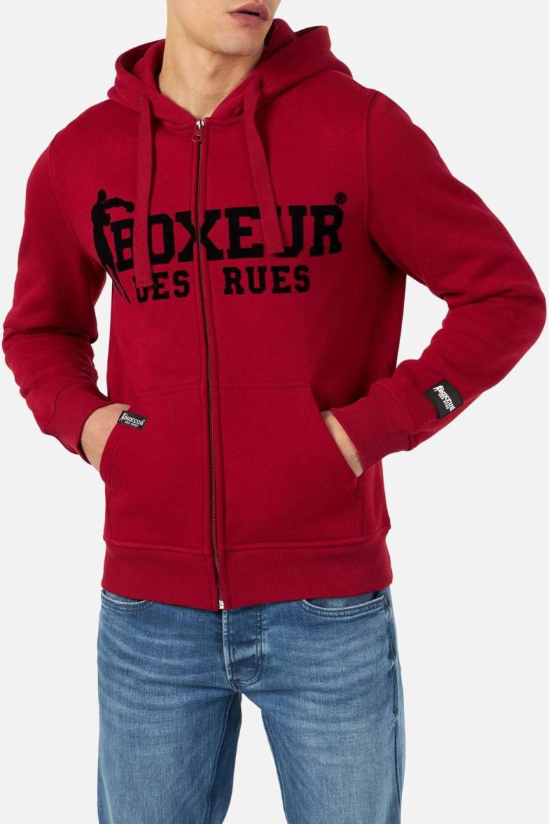 BOXEUR DES RUES Sweatjacke »BOXEUR DES RUES Sweatjacken Hoodie Fullzip Logo Print« von BOXEUR DES RUES