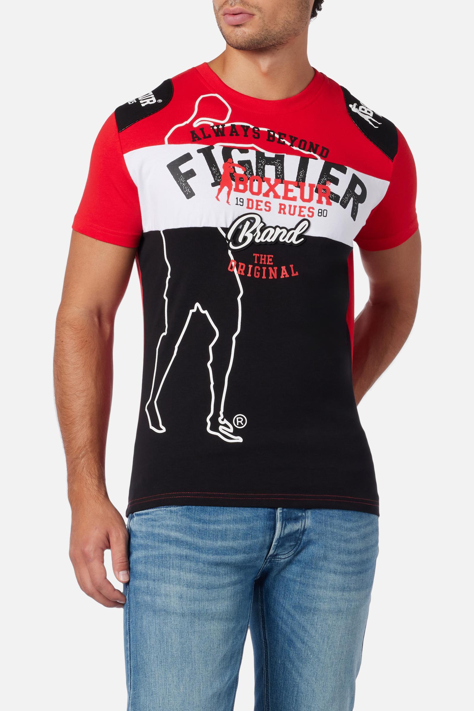 BOXEUR DES RUES T-Shirt »T-Shirts Colour Block Printed T-Shirt« BOXEUR DES RUES T-Shirt »T-Shirts Colour Block Printed T-Shirt« von BOXEUR DES RUES